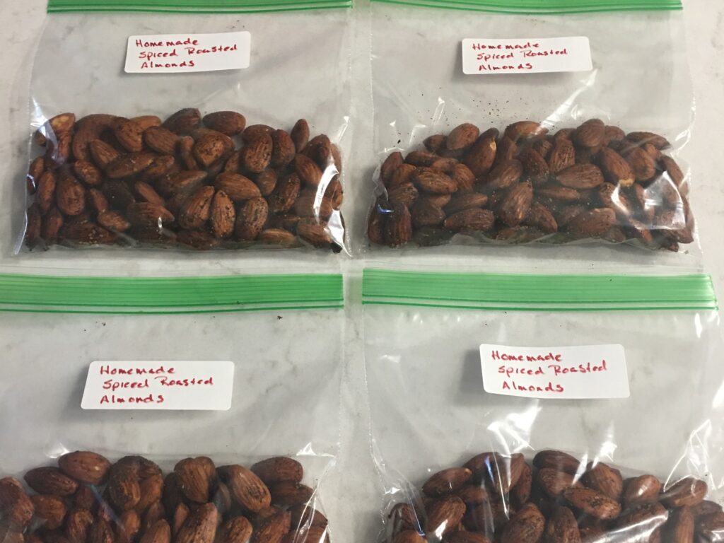 myhealthyvegas spiced roasted almonds