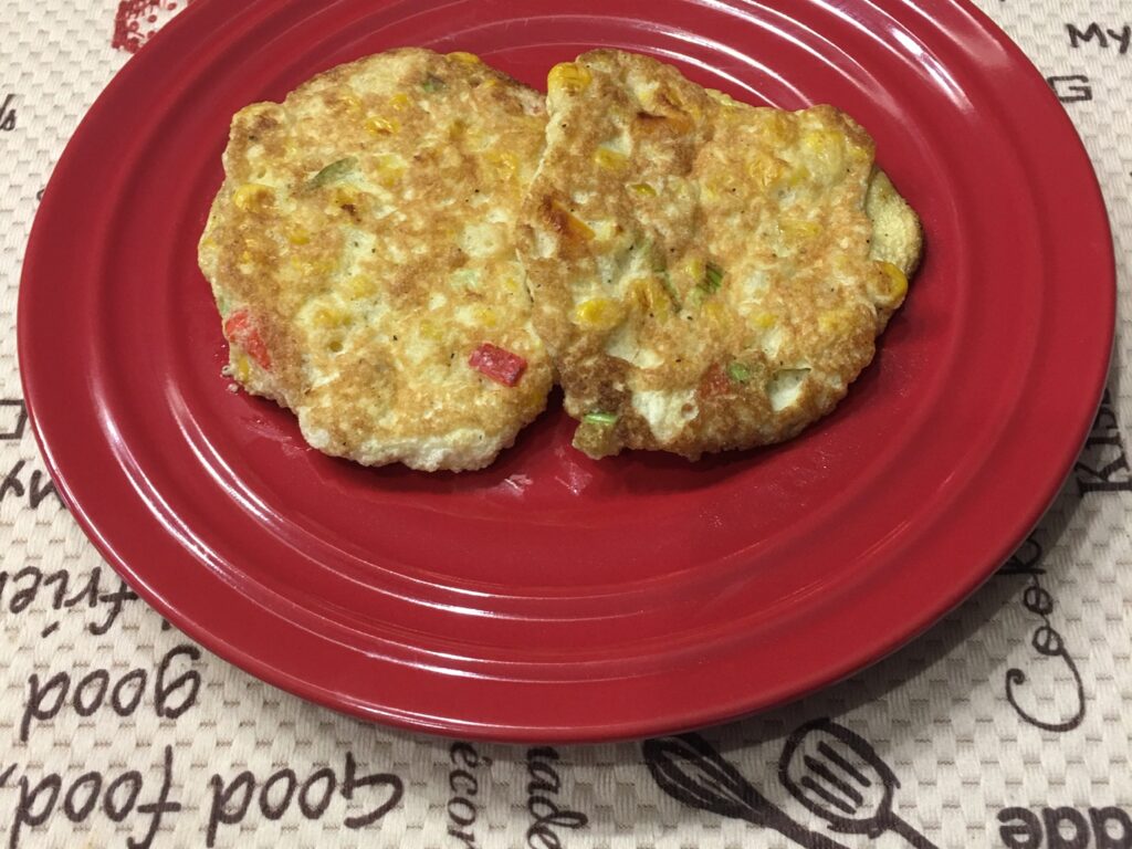 myhealthyvegas corn fritters